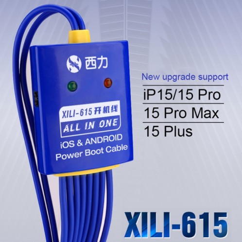 XILI 615 iBoot Alimentation On/Off Ligne de démarrage pour iPhone 6 Plus-15 Pro Max / Android SX2415189-011