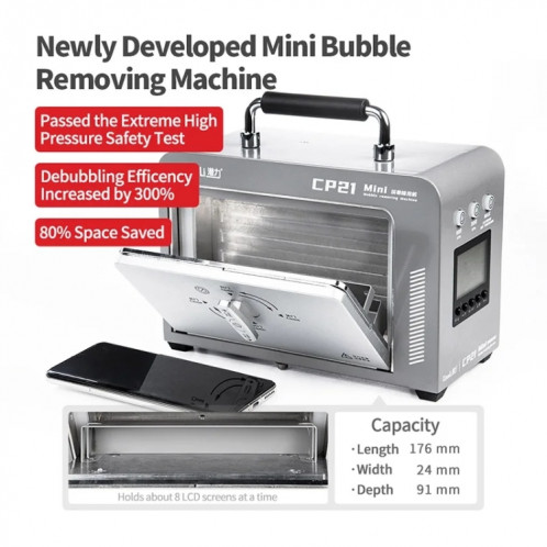 Qianli CP21 Mini Machine à enlever les bulles d'écran LCD, prise ue SQ2201736-05