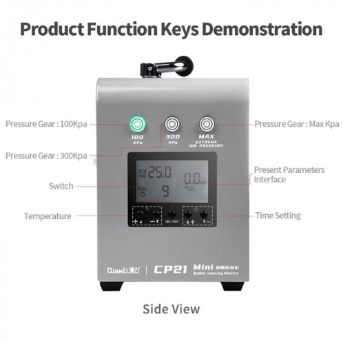 Qianli CP21 Mini Machine à enlever les bulles d'écran LCD, prise ue SQ2201736-05