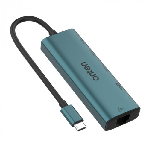 Onten UC125 5 en 1 USB-C / Type-C vers HDMI + USB3.0 + PD3.0 HUB multifonction avec carte réseau 100 Mbps SO24481512-07