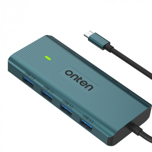 Station d'accueil HUB multifonction Onten UC962 10 en 1 USB-C / Type-C (vert) SO001A299-05