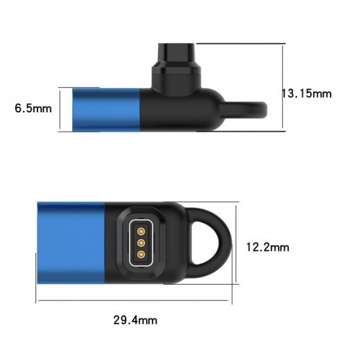 Pour Coros Apex 2 / Apex 2 Pro USB-C / Type-C Interface Adaptateur de charge de montre intelligente SH55011570-06