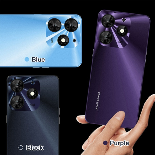 K652, 3 Go + 64 Go, 6,53 pouces Android 9.1 Mediatek MT6737 Quad Core, OTG, réseau : 4G (bleu) SH901C226-013