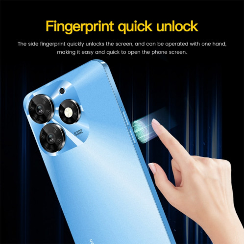 K652, 3 Go + 64 Go, 6,53 pouces Android 9.1 Mediatek MT6737 Quad Core, OTG, réseau : 4G (bleu) SH901C226-013