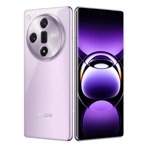 Téléphone OPPO Find X7 AI, 12 Go + 256 Go, empreinte digitale d'écran, 6,78 pouces ColorOS 14,0 Dimensity 9300 Octa Core jusqu'à 3,25 GHz, OTG, NFC, réseau : 5G (violet) SO501D1052-014