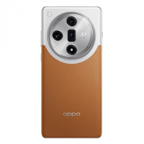 Téléphone OPPO Find X7 AI, 16 Go + 256 Go, empreinte digitale d'écran, 6,78 pouces ColorOS 14,0 Dimensity 9300 Octa Core jusqu'à 3,25 GHz, OTG, NFC, réseau : 5G (marron argent) SO502A946-014