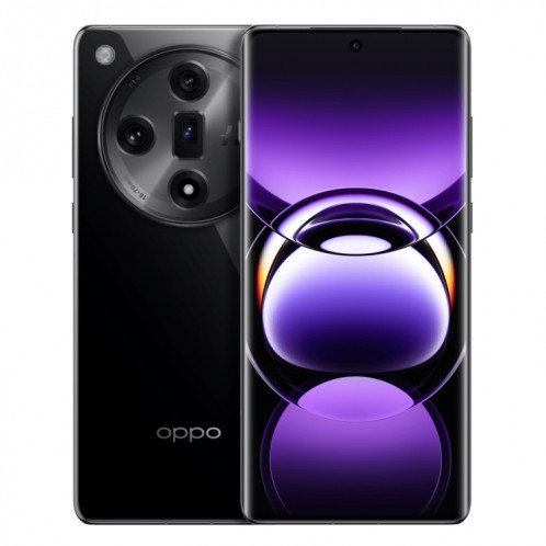 Téléphone OPPO Find X7 Ultra AI, 16 Go + 256 Go, empreinte digitale d'écran, 6,82 pouces ColorOS 14.0 Qualcomm Snapdragon 8 Gen3 Octa Core jusqu'à 3,3 GHz, OTG, NFC, réseau : 5G (noir) SO802C539-018