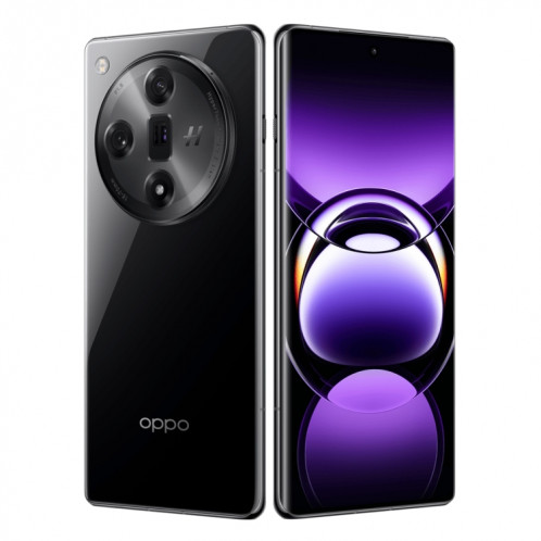 Téléphone OPPO Find X7 Ultra AI, 16 Go + 256 Go, empreinte digitale d'écran, 6,82 pouces ColorOS 14.0 Qualcomm Snapdragon 8 Gen3 Octa Core jusqu'à 3,3 GHz, OTG, NFC, réseau : 5G (noir) SO802C539-018