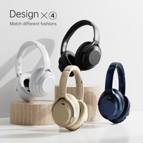 A06 Casque antibruit sans fil ANC sur l’oreille Casque Bluetooth (bleu) SH201B879-014