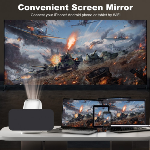 Projecteur WiFi portable GXMO P30 Android 11 OS HD, type de prise : (blanc) SG502A471-011