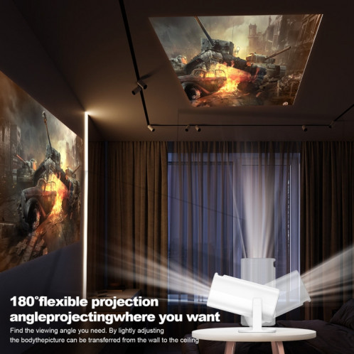 Projecteur WiFi portable GXMO P30 Android 11 OS HD, type de prise : (blanc) SG502A471-011