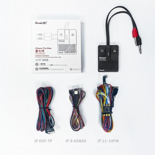 Câble de test de contrôle d'alimentation CC iPower Pro Max de 7e génération QianLi pour iPhone série 6-14 SQ30891907-09