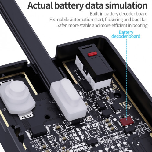 Câble de test de contrôle d'alimentation CC iPower Pro Max de 7e génération QianLi pour iPhone série 6-14 SQ30891907-09
