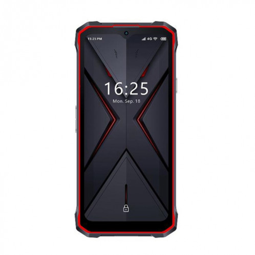  Téléphone robuste HOTWAV T7, 4 Go + 128 Go, 6280 mAh, 6,52 pouces Android 13 MT8788 Octa Core, réseau : 4G, OTG (rouge) SH501A412-020