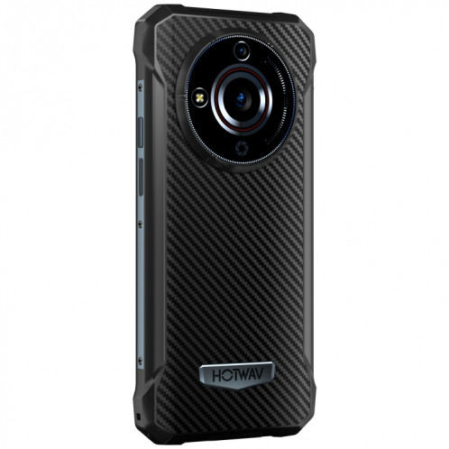  Téléphone robuste HOTWAV T7, 4 Go + 128 Go, 6280 mAh, 6,52 pouces Android 13 MT8788 Octa Core, réseau : 4G, OTG (tout noir) SH501B601-020