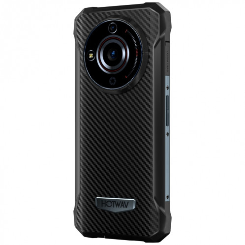  Téléphone robuste HOTWAV T7, 4 Go + 128 Go, 6280 mAh, 6,52 pouces Android 13 MT8788 Octa Core, réseau : 4G, OTG (tout noir) SH501B601-020