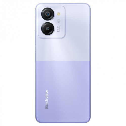  Blackview COLOR 8, 8 Go + 256 Go, identification d'empreintes digitales et de visage, 6,75 pouces Android 13 Unisoc T616 Octa Core jusqu'à 2,2 GHz, réseau : 4G, OTG (Wisteria Purple) SB902C223-015