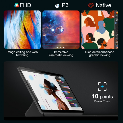 Ninkear T40 14 pouces 2 en 1 ordinateur portable, 16 Go + 512 Go, Windows 11 Intel Alder Lake N100 Quad Core () SH101B147-016