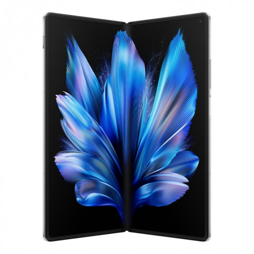 vivo X Fold3, 16 Go + 256 Go, Face ID / Identification par empreinte digitale, 8,03 pouces + 6,53 pouces Android 14 OriginOS 4 Snapdragon 8 Gen 2 Octa Core 3,25 GHz, OTG, NFC, Réseau : 5G (Blanc) SV302B788-014