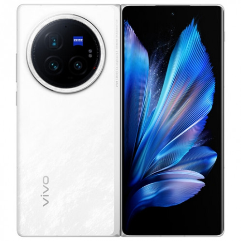 vivo X Fold3 Pro, 16 Go + 1 To, Face ID / Identification par empreinte digitale, 8,03 pouces + 6,53 pouces Android 14 OriginOS 4 Snapdragon 8 Gen 3 Octa Core 3,3 GHz, OTG, NFC, Réseau : 5G (Blanc) SV802B673-016