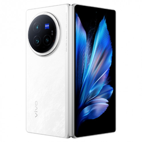 vivo X Fold3 Pro, 16 Go + 1 To, Face ID / Identification par empreinte digitale, 8,03 pouces + 6,53 pouces Android 14 OriginOS 4 Snapdragon 8 Gen 3 Octa Core 3,3 GHz, OTG, NFC, Réseau : 5G (Blanc) SV802B673-016
