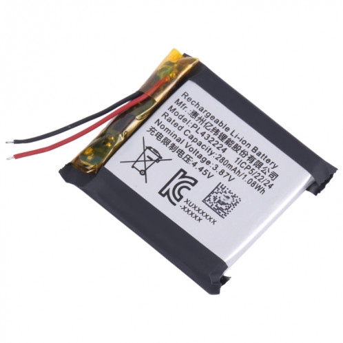 Pour remplacement de batterie Amazfit EVE PL432224 280mAh SH7702263-04
