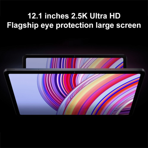 Tablette PC Xiaomi Redmi Pad Pro 12,1 pouces, 6 Go + 128 Go, HyperOS Qualcomm Snapdragon 7s Gen2 Octa Core, batterie 10 000 mAh (cyan) SX101B45-022