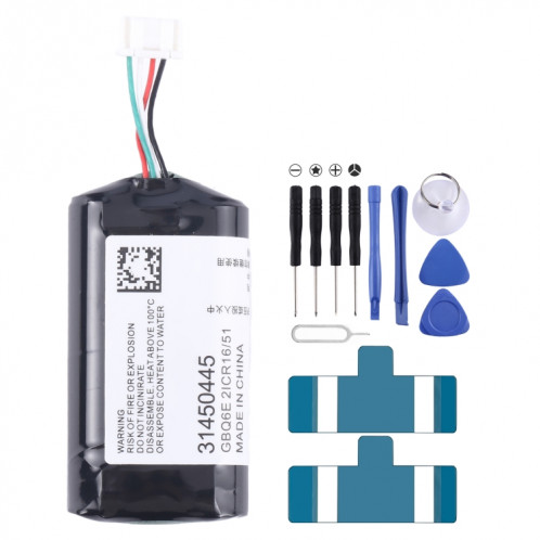 Batterie de remplacement pour VOLVO 31450445 GBQ6E BP15, 450mAh SH9401752-04