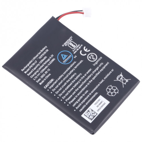 Pour Amazfit EVE Ingenico Link 2500 P0750-LF 1250 mAh remplacement de la batterie SH9601746-04