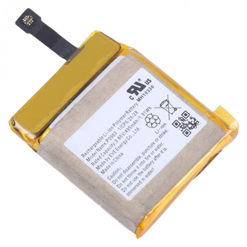 Pour remplacement de batterie Amazfit EVE P0963 495mAh SH96041301-04