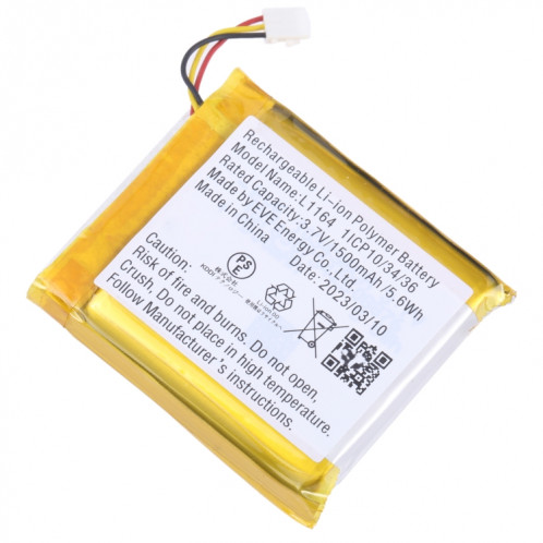 Pour remplacement de batterie Amazfit EVE L1164 1500mAh SH96061136-04