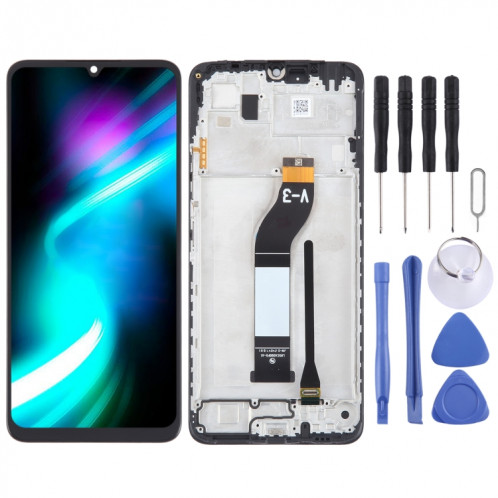 Pour Xiaomi Redmi A3 matériau IPS d'origine écran LCD numériseur assemblage complet avec cadre SH1803451-07