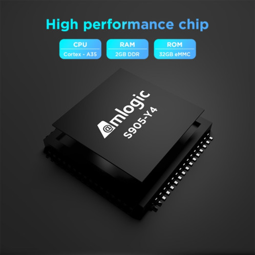 Kickpi KP1 Dual Band WiFi 4K HD Android TV Box, RAM: 2 Go + 32 Go () SH601B72-010