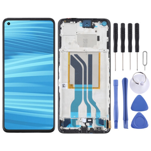 Pour Realme GT2 Original AMOLED LCD écran numériseur assemblage complet avec cadre SH44021028-07