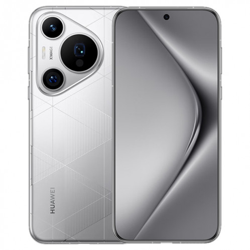 HUAWEI Pura 70 Pro+, 16 Go + 1 To, identification par empreinte digitale sur écran, 6,8 pouces HarmonyOS 4.2 Kirin 9010 Octa Core jusqu'à 2,3 GHz, NFC, OTG, non compatible avec Google Play (argent) SH002B1995-013