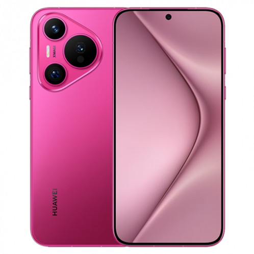 HUAWEI Pura 70, 12 Go + 256 Go, identification par empreinte digitale sur écran, 6,6 pouces HarmonyOS 4.2 Kirin 9010 Octa Core jusqu'à 2,3 GHz, NFC, OTG, ne prend pas en charge Google Play (rose rouge) SH701B1727-011
