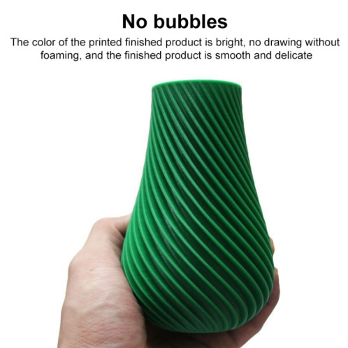 Matériau composite PLA-F de filament d'imprimante 3D 1.0KG (vert) SH301E68-010