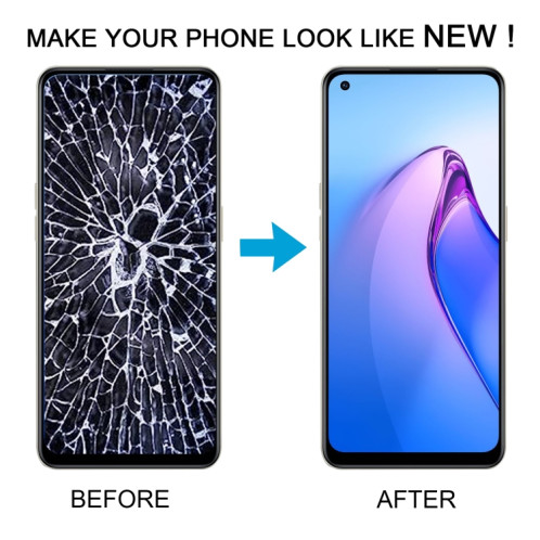 Écran LCD AMOLED d'origine pour OPPO Reno8 5G, assemblage complet avec cadre SH1724978-07
