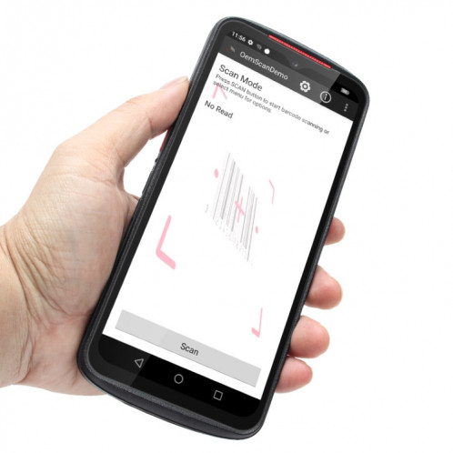 Téléphone scanner portable UNIWA NR6503 5G, 8 Go + 128 Go, 6,52 pouces Android 13 Mediatek Kompanio 900T MT8791 Octa Core, réseau : 5G (noir) SU901A1517-08