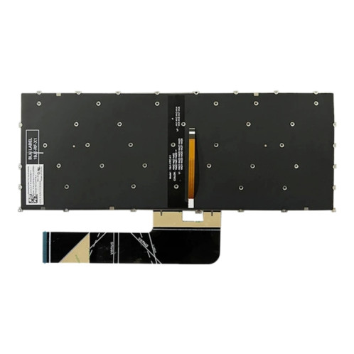 Pour Lenovo IdeaPad 5 / Yoga Slim 7 Pro Version américaine Clavier rétroéclairé pour ordinateur portable, touche F10 avec icône de téléphone (gris) SH101B1440-05