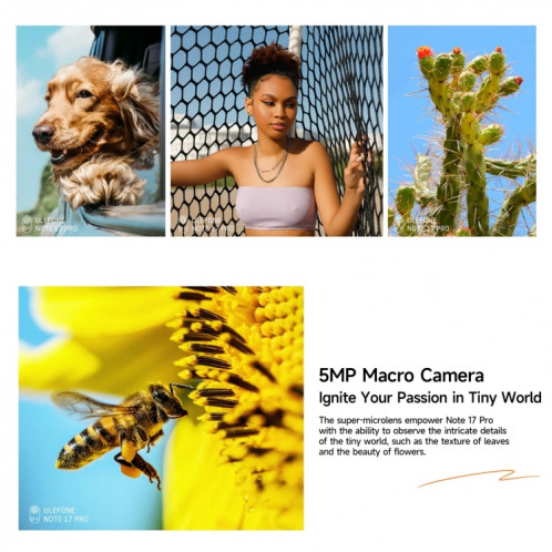  Ulefone Note 17 Pro, 12 Go + 256 Go, empreinte digitale d'écran, 6,78 pouces Android 13 MediaTek Helio G99 MTK6789 Octa Core, NFC, réseau : 4G (orange ambre) SU701B161-017