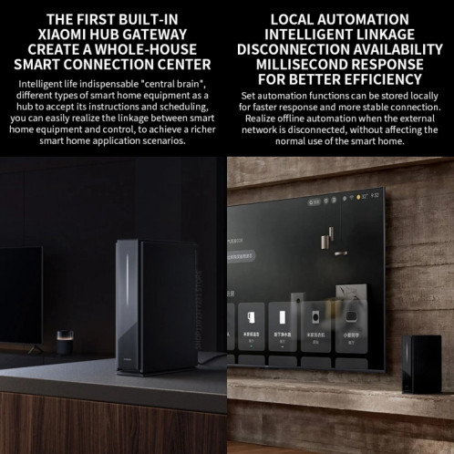 Xiaomi BE6500 Pro WiFi7 amplificateur de signal indépendant double bande 8 canaux routeur de mémoire 1 Go, prise américaine (gris foncé) SX901A1871-014
