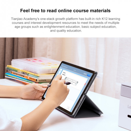 Lenovo Xiaoxin Pad 2024 Paperlike Screen Learning Version Tablette WiFi 11 pouces, 8 Go + 128 Go, Android 13, Qualcomm Snapdragon 685 Octa Core, prise en charge de l'identification faciale (gris foncé) SL201A1482-019