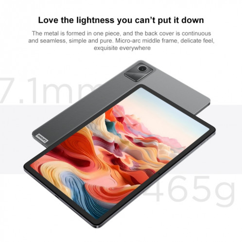Lenovo Xiaoxin Pad 2024 Paperlike Screen Learning Version Tablette WiFi 11 pouces, 8 Go + 128 Go, Android 13, Qualcomm Snapdragon 685 Octa Core, prise en charge de l'identification faciale (gris foncé) SL201A1482-019