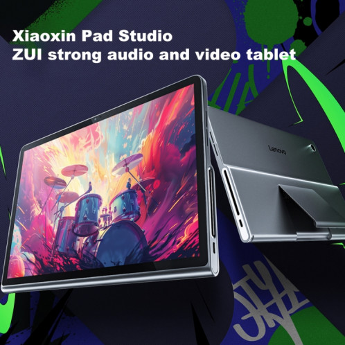 Tablette WiFi Lenovo Xiaoxin Pad Studio 11,5 pouces, 8 Go + 128 Go, ZUI 16 MediaTek Helio G99 Octa Core, prise en charge de l'identification faciale (gris foncé) SL701A853-016
