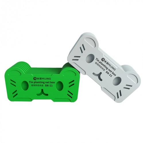 Boîte de rangement de pochoirs de reballage Mijing SN-11 (vert) SM801A384-05