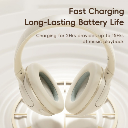 Casque Bluetooth à réduction de bruit monté sur la tête ROCK O3 (noir) SR001B1657-09