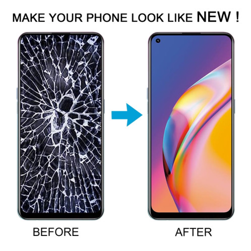 Pour OPPO Reno5 F OLED LCD écran numériseur assemblage complet avec cadre SH97121650-07