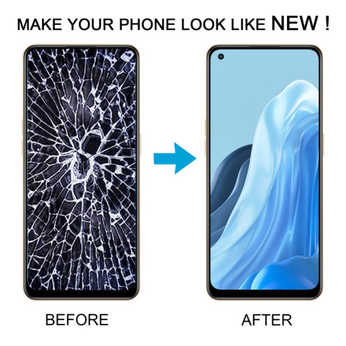 Pour OPPO Reno7 4G OLED LCD écran numériseur assemblage complet avec cadre SH9722899-07