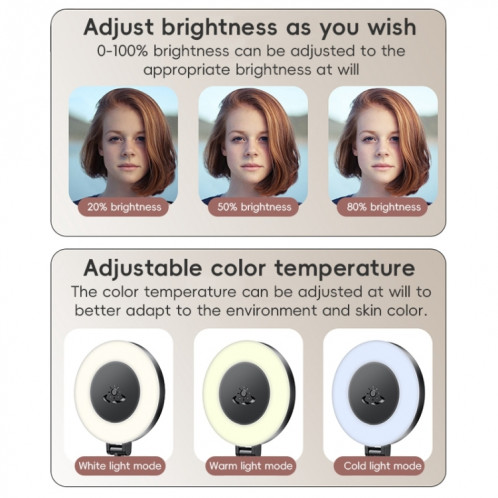 Yesido SF20 Support PTZ magnétique rotatif à 360 degrés intelligent avec suivi automatique du visage (noir) SY901A1554-012